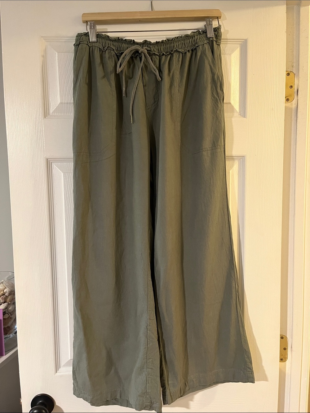 Splendid Women’s Linen Blend Cropped Pant - Medium